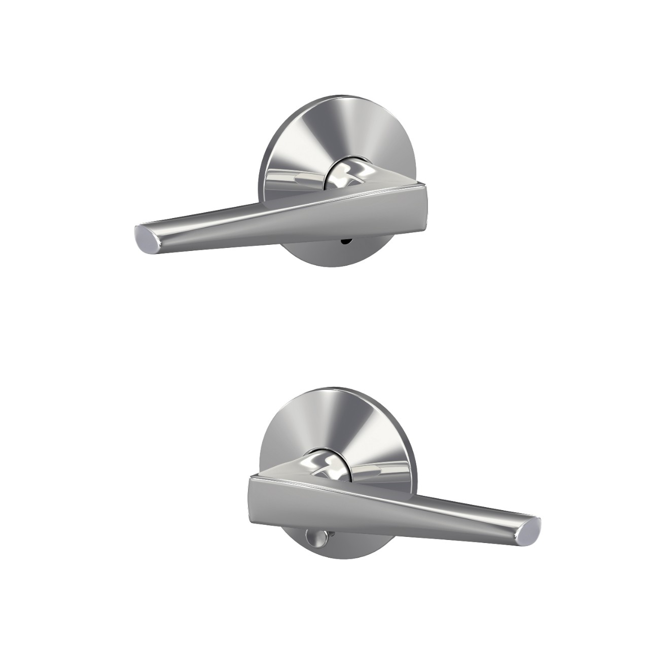 Custom Eller Lever Combined Interior Hall-Closet and Bed-Bath Lock