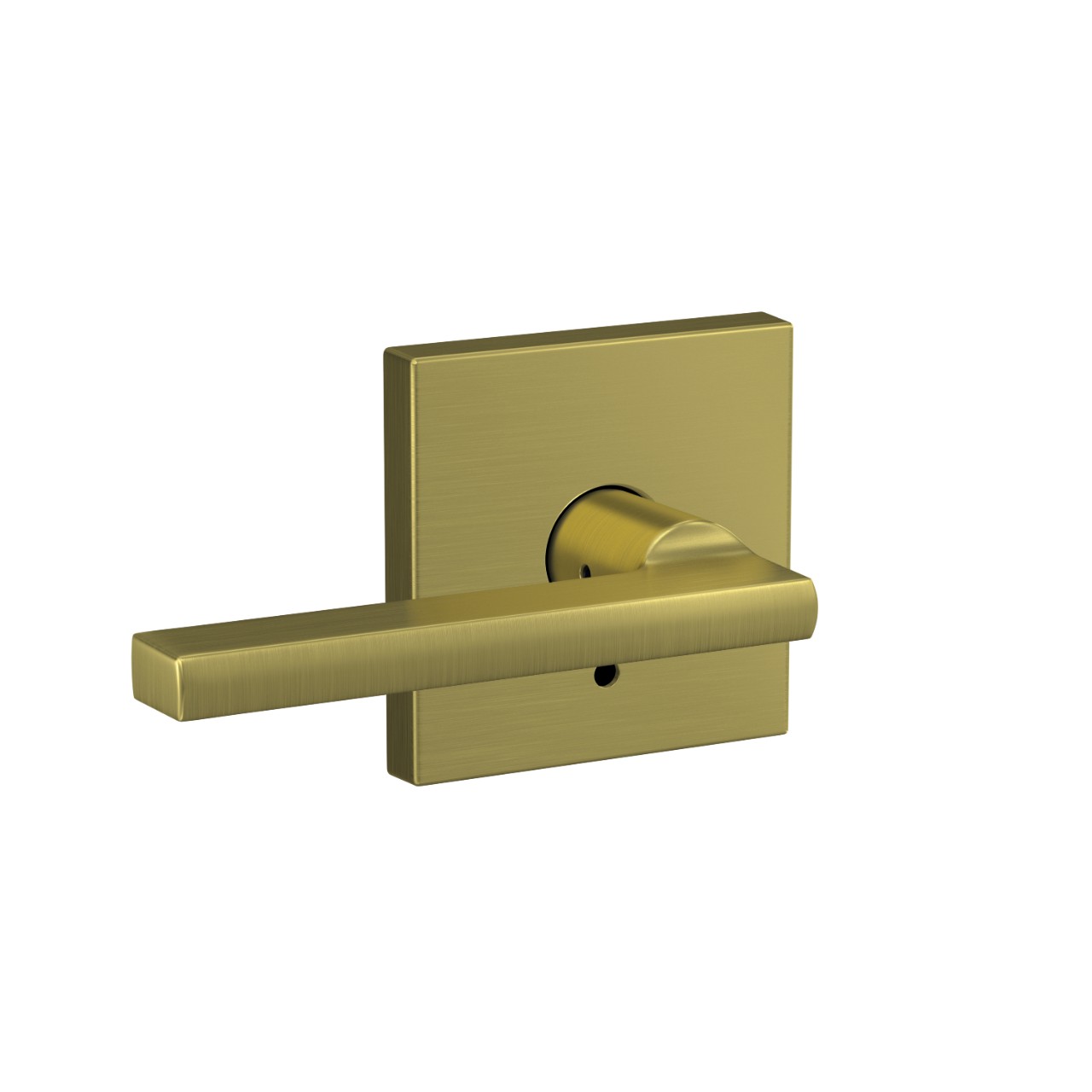 Custom Latitude Lever Combined Interior Hall-Closet and Bed-Bath Lock