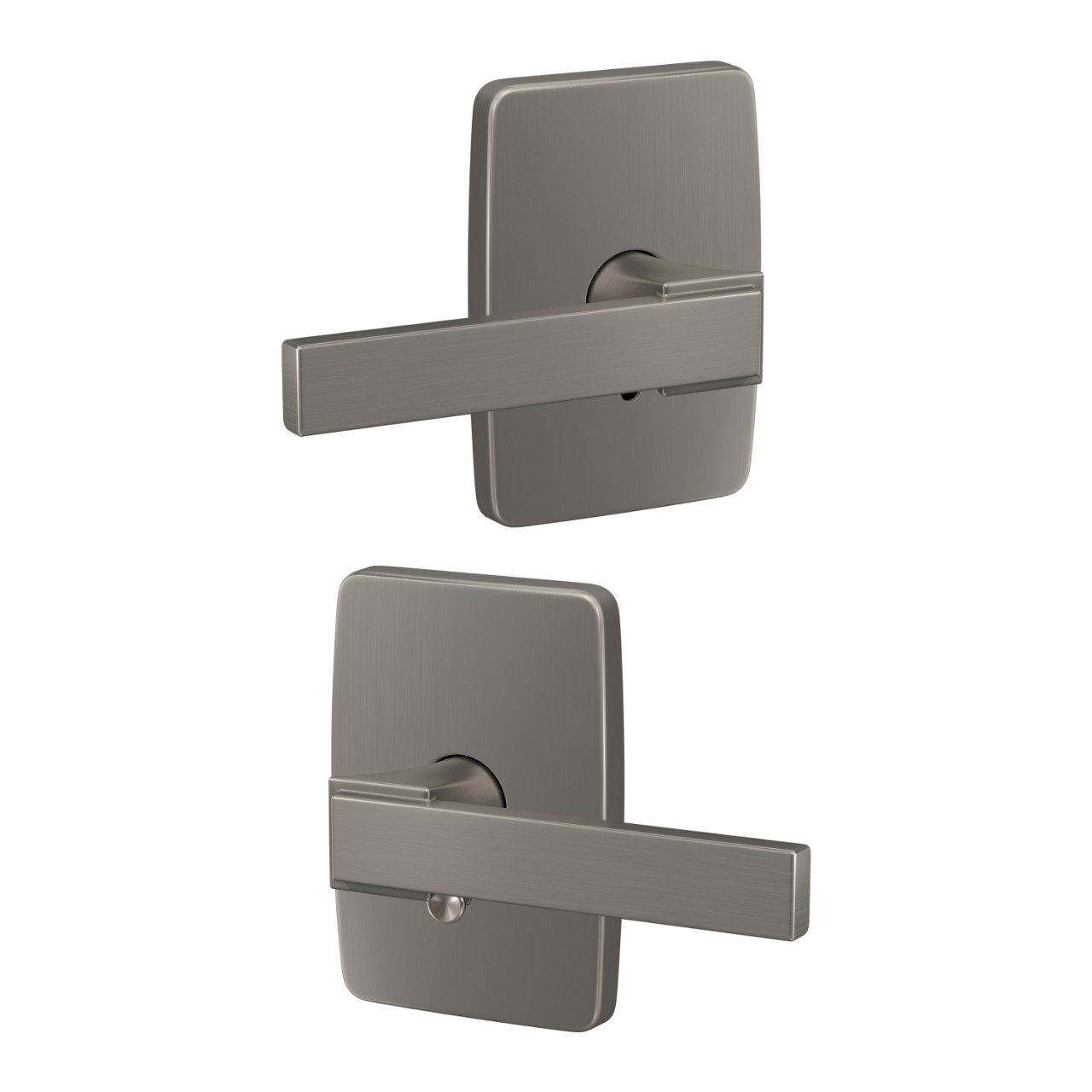 Custom Northbrook Hall-Closet and Bed-Bath Lock Lever with Greene Trim