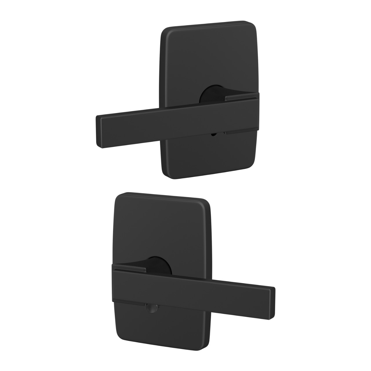 Custom Northbrook Hall-Closet and Bed-Bath Lock Lever with Greene Trim