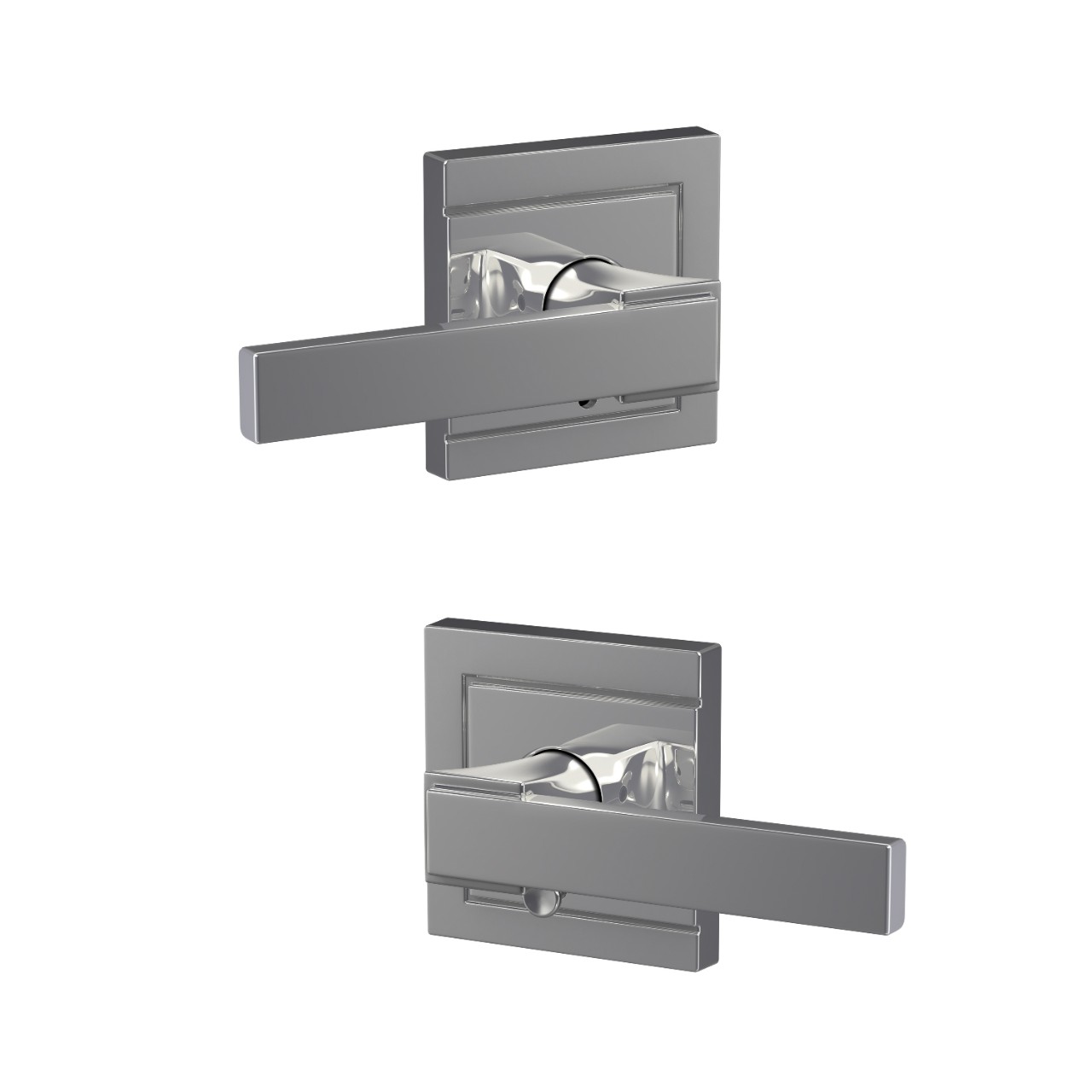 Custom Northbrook Lever Combined Interior Hall-Closet and Bed-Bath Lock