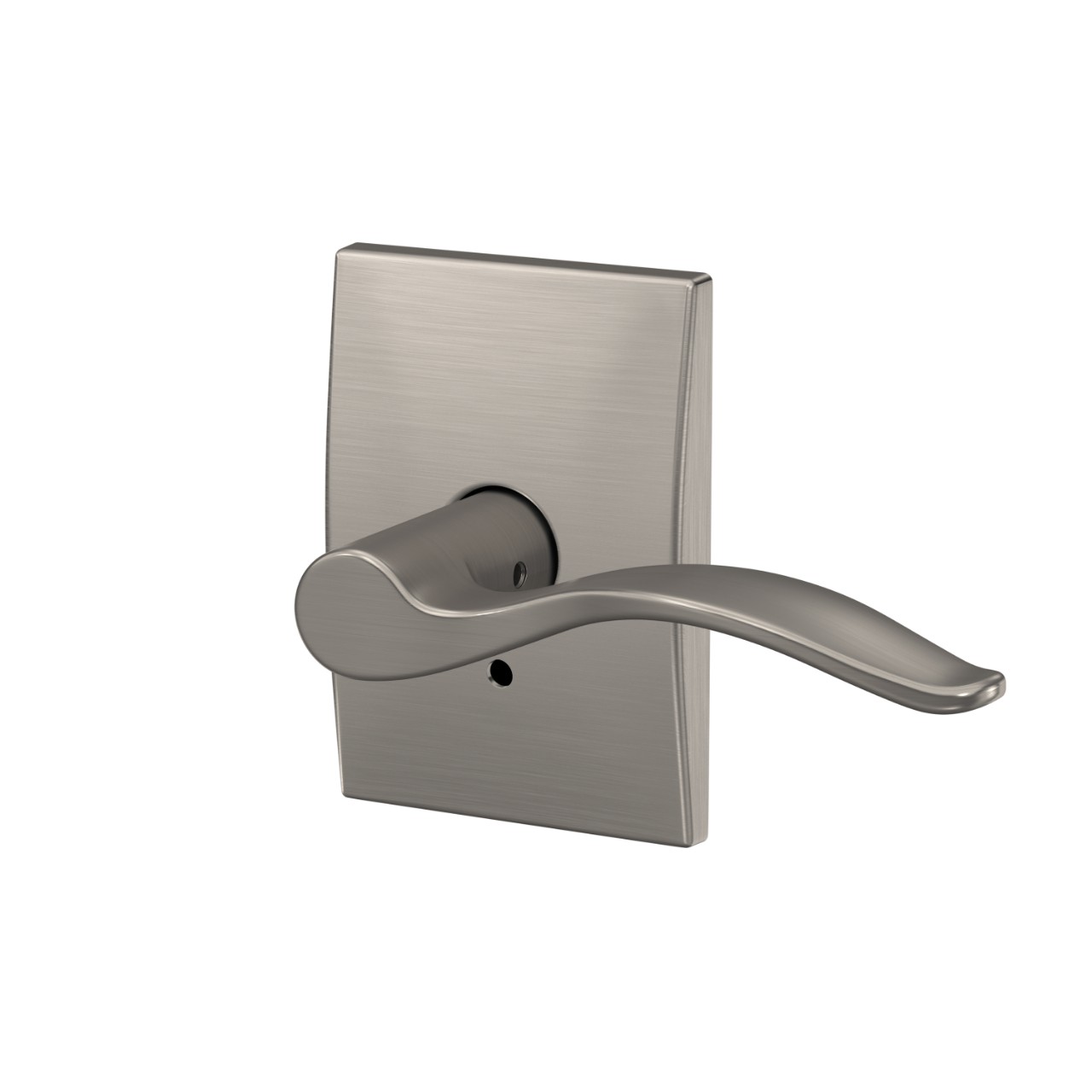 Custom Pennant Hall-Closet and Bed-Bath Lock Lever with Century Trim