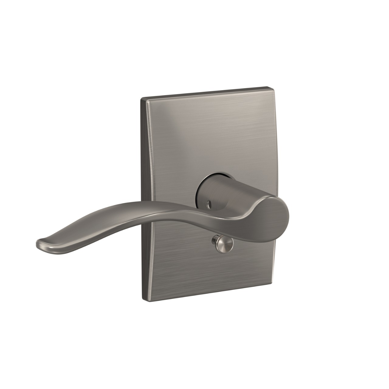 Custom Pennant Hall-Closet and Bed-Bath Lock Lever with Century Trim
