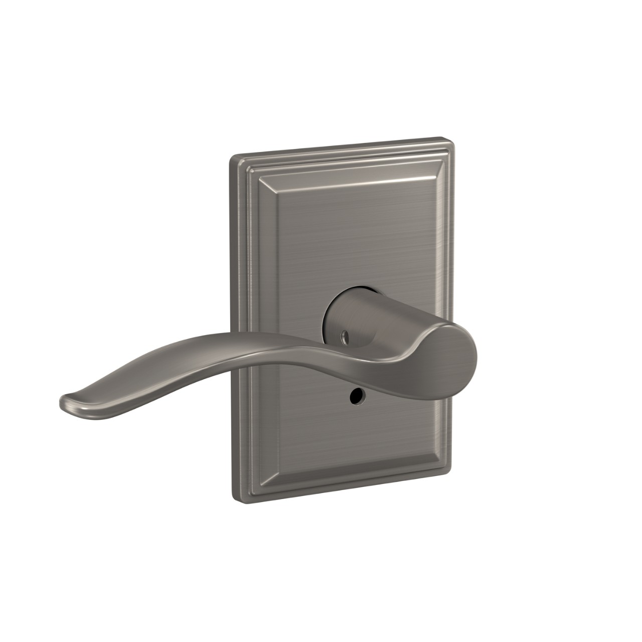 Custom Pennant Hall-Closet and Bed-Bath Lock Lever with Grandville Trim