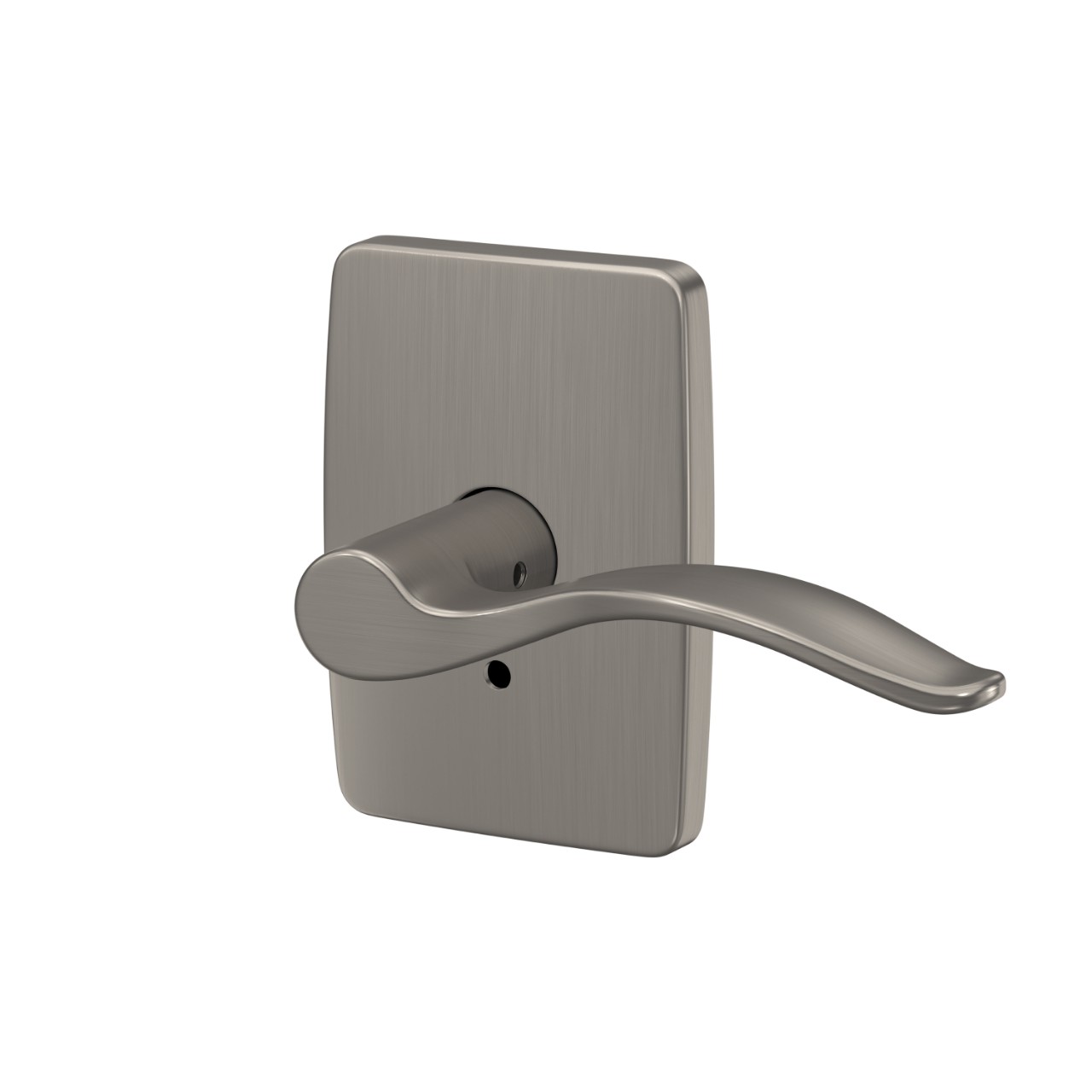 Custom Pennant Hall-Closet and Bed-Bath Lock Lever with Greene Trim