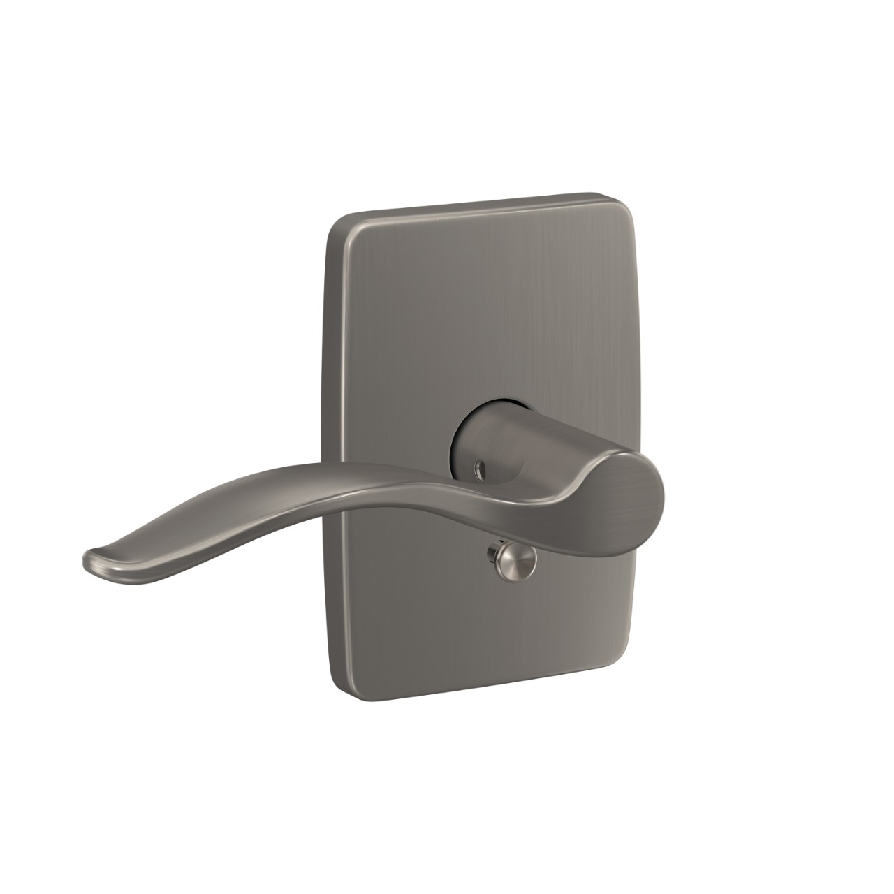 Custom Pennant Hall-Closet and Bed-Bath Lock Lever with Greene Trim