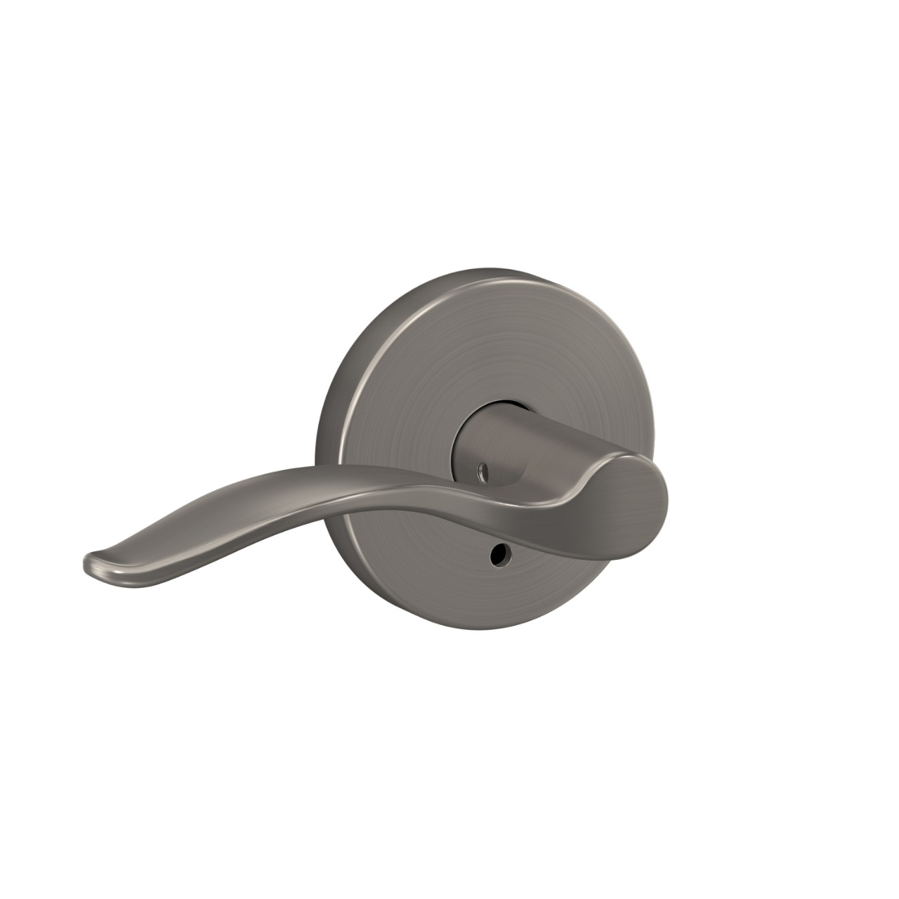 Custom Pennant Hall-Closet and Bed-Bath Lock Lever with Howe Trim