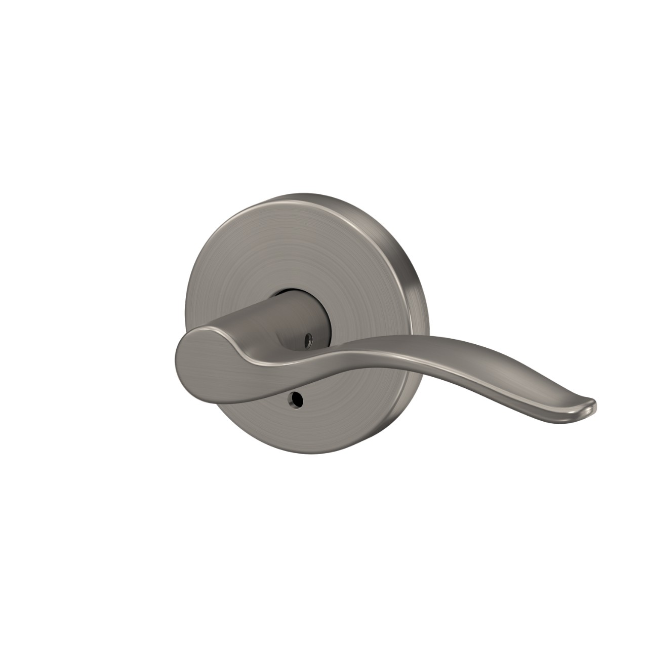 Custom Pennant Hall-Closet and Bed-Bath Lock Lever with Howe Trim