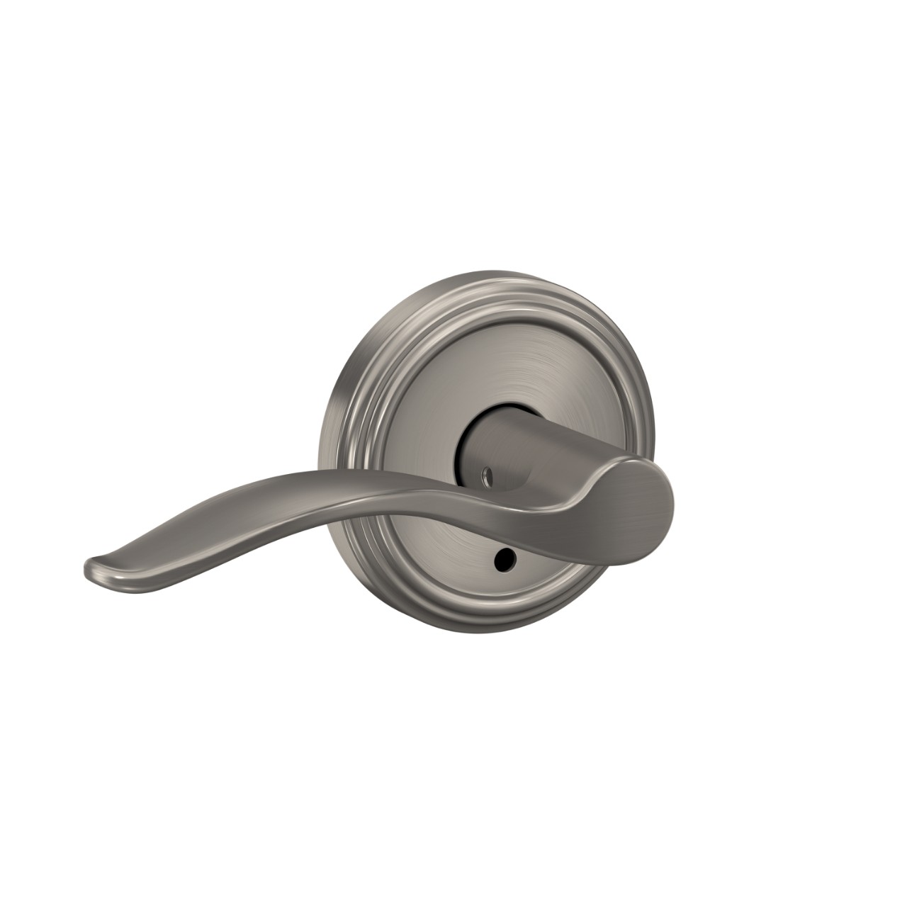 Custom Pennant Hall-Closet and Bed-Bath Lock Lever with Indy Trim