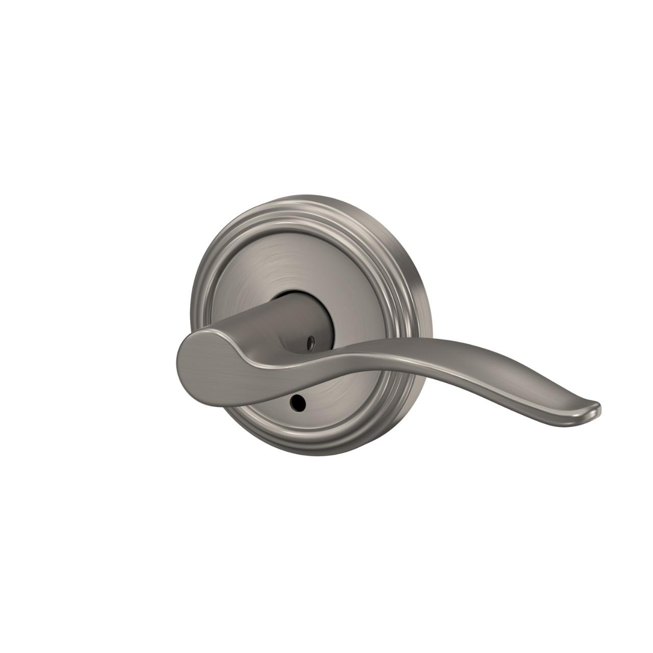 Custom Pennant Hall-Closet and Bed-Bath Lock Lever with Indy Trim
