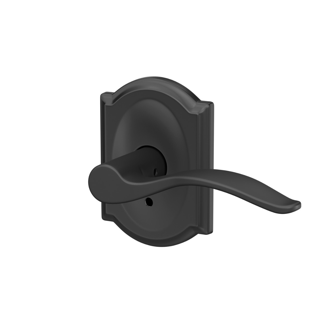 Custom Pennant Hall-Closet and Bed-Bath Lock Lever with Camelot Trim