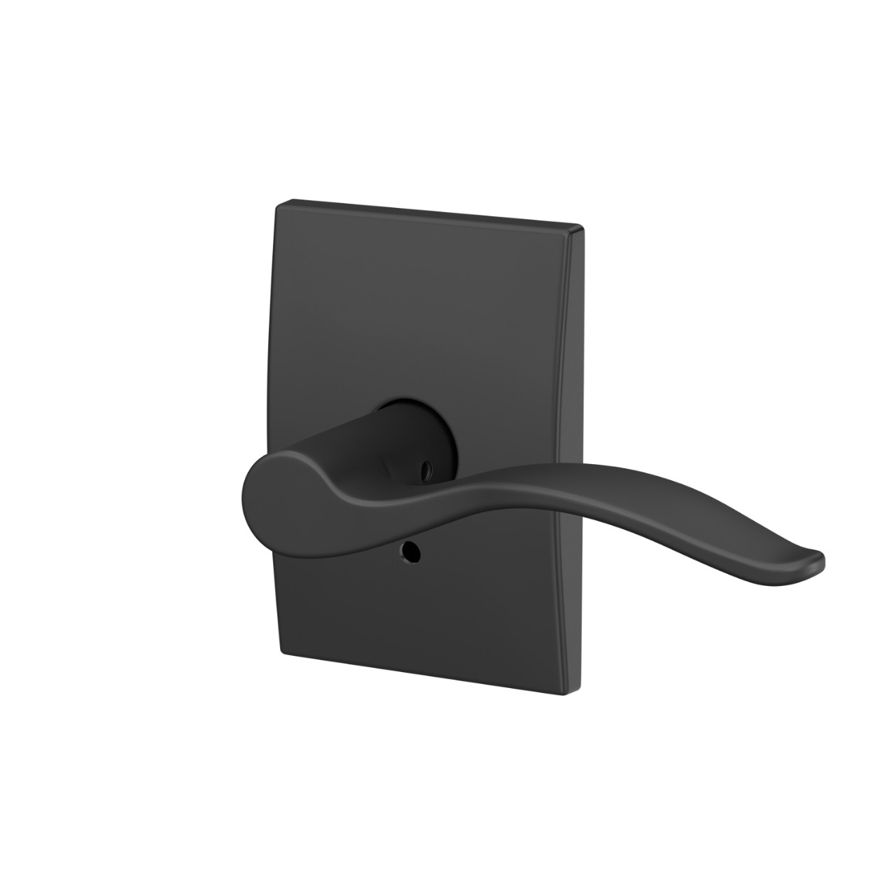 Custom Pennant Hall-Closet and Bed-Bath Lock Lever with Century Trim