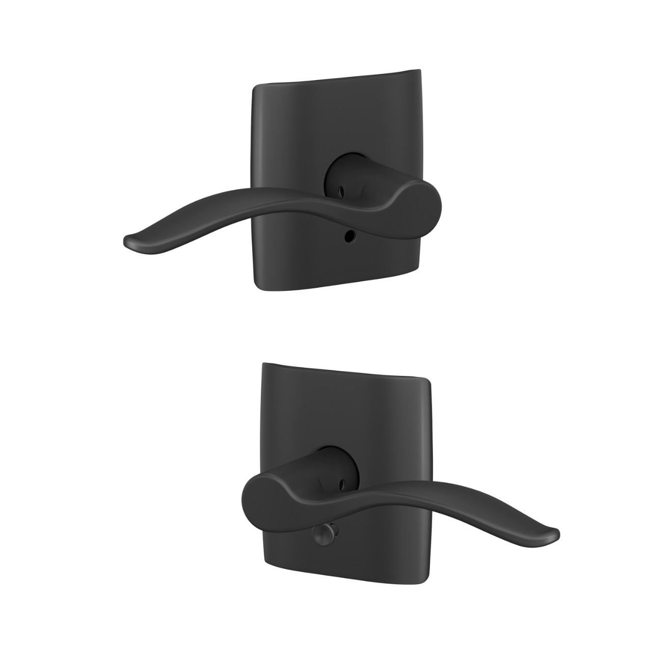 Custom Pennant Hall-Closet and Bed-Bath Lock Lever with Dalton Trim