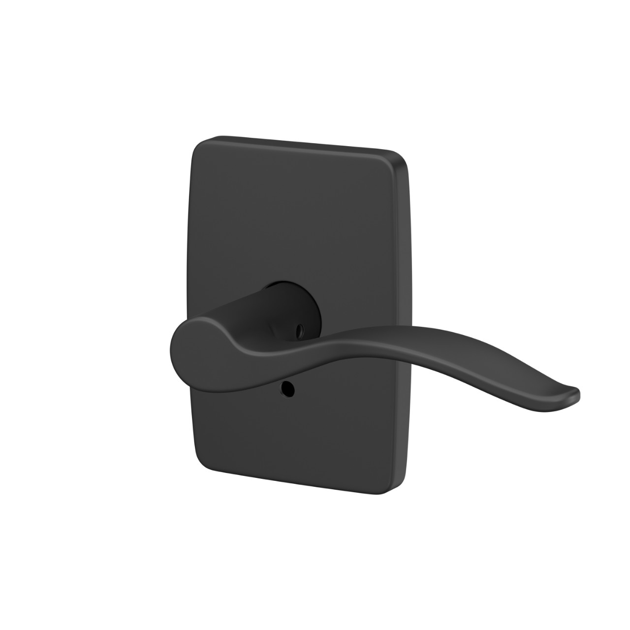 Custom Pennant Hall-Closet and Bed-Bath Lock Lever with Greene Trim