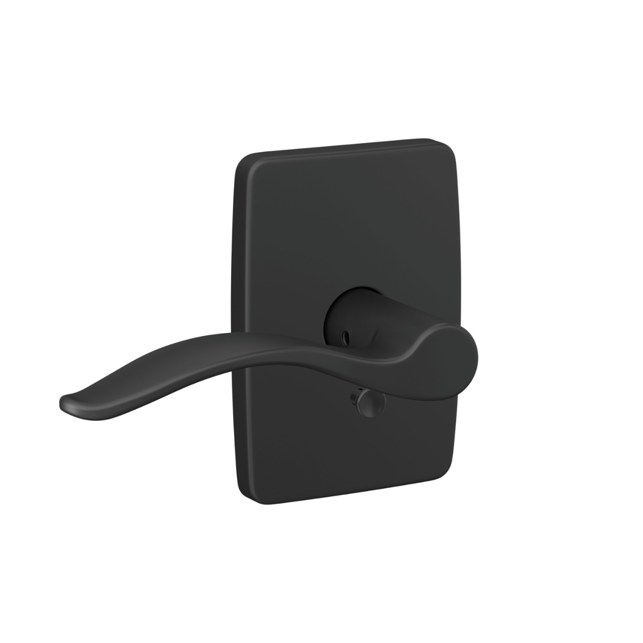 Custom Pennant Hall-Closet and Bed-Bath Lock Lever with Greene Trim