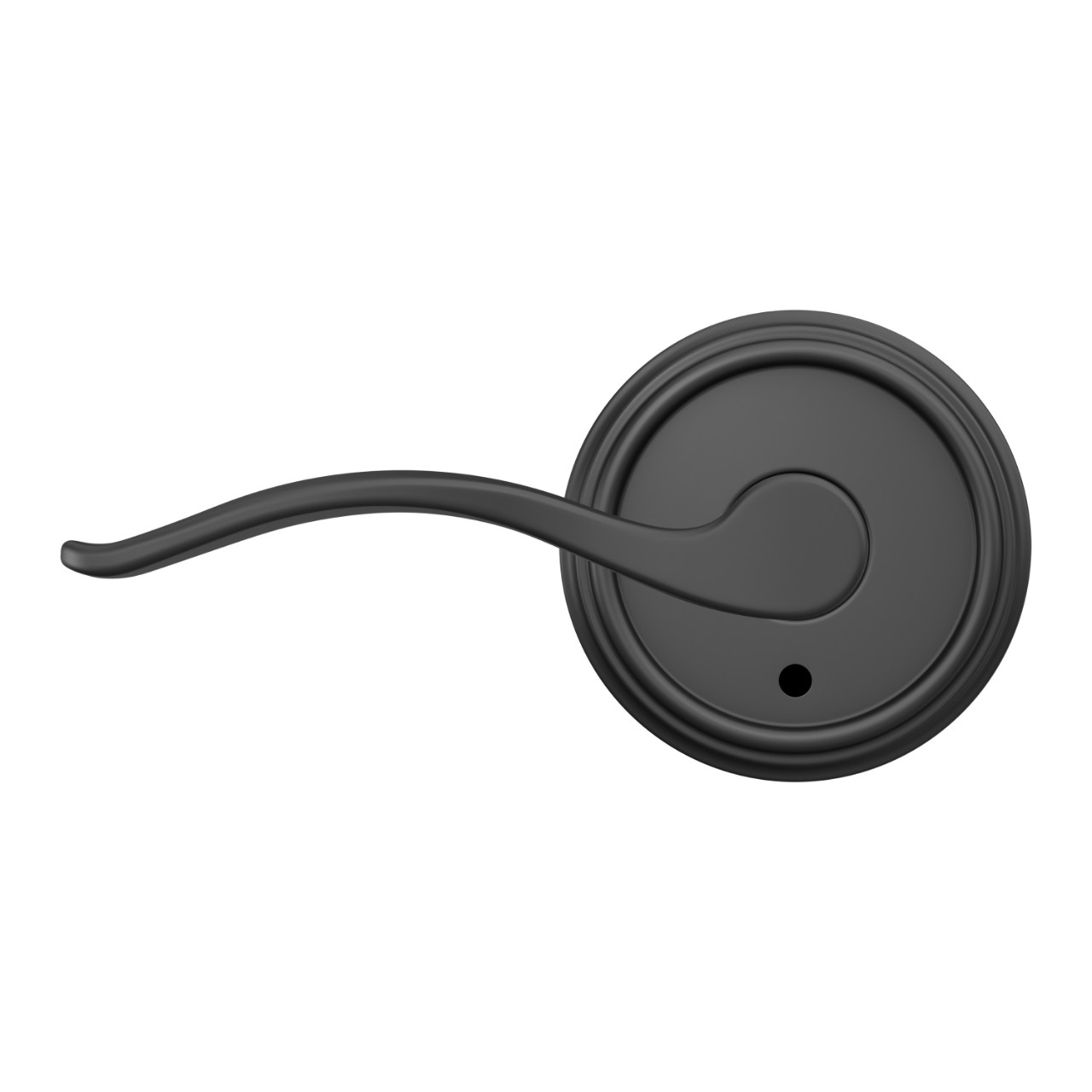 Custom Pennant Hall-Closet and Bed-Bath Lock Lever with Indy Trim