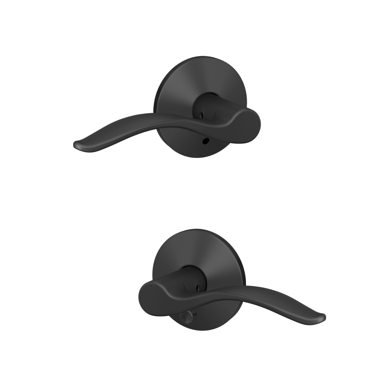 Custom Pennant Hall-Closet and Bed-Bath Lock Lever with Kinsler Trim