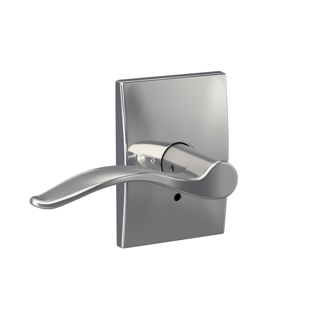 Custom Pennant Hall-Closet and Bed-Bath Lock Lever with Century Trim