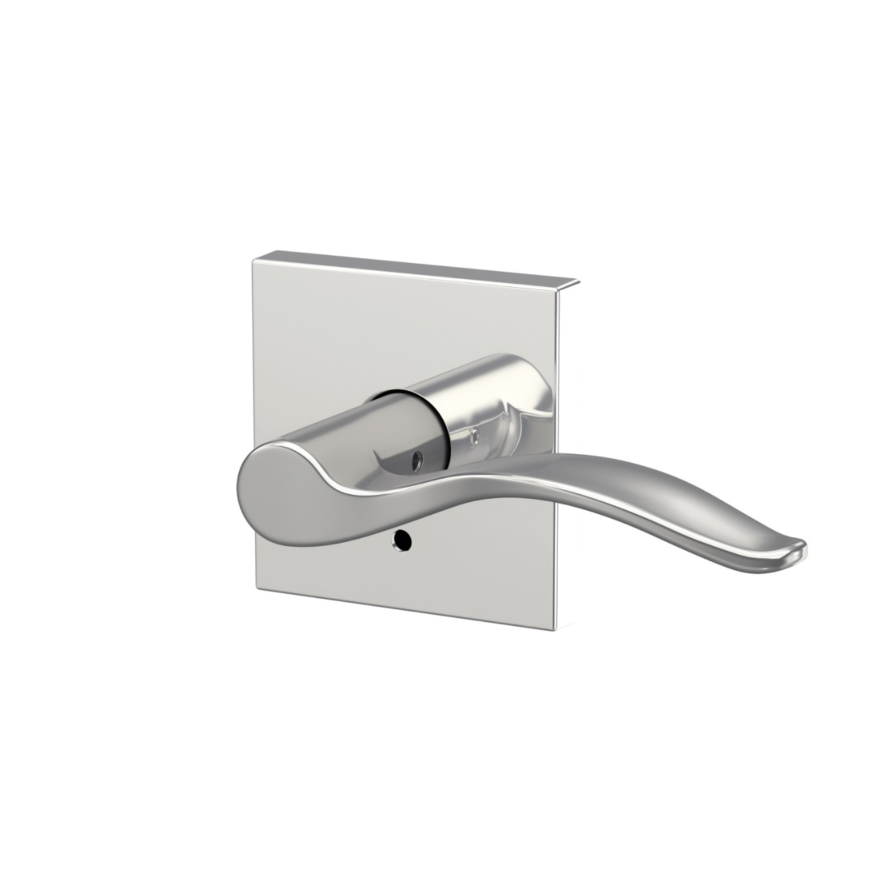 Custom Pennant Hall-Closet and Bed-Bath Lock Lever with Collins Trim