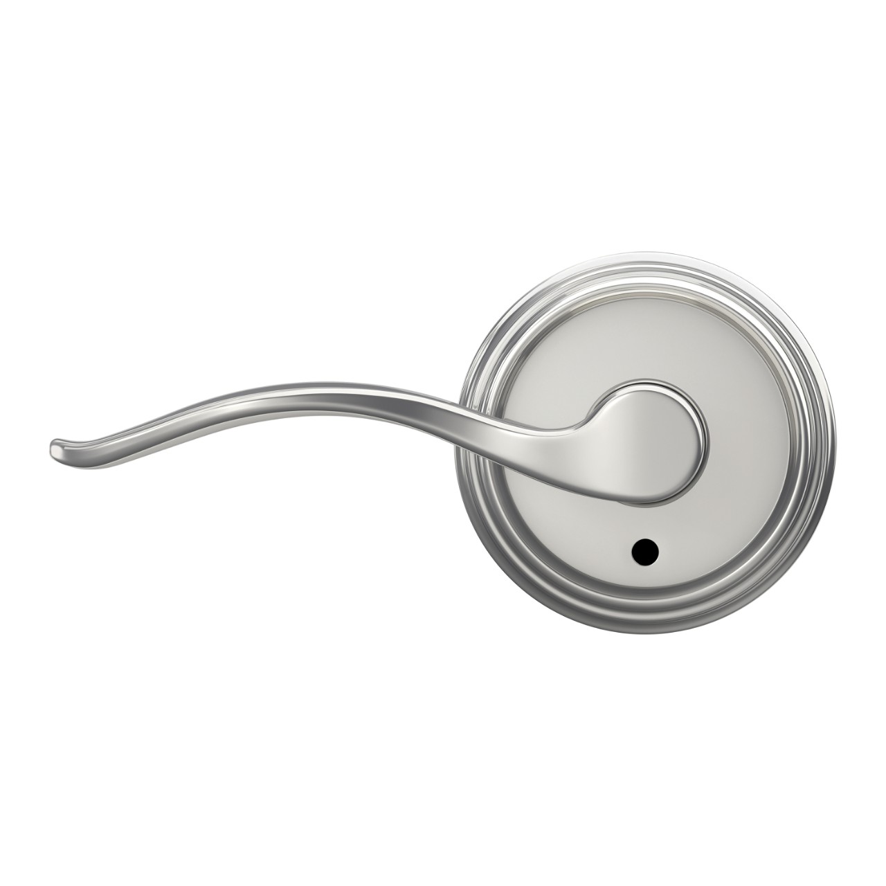 Custom Pennant Hall-Closet and Bed-Bath Lock Lever with Indy Trim
