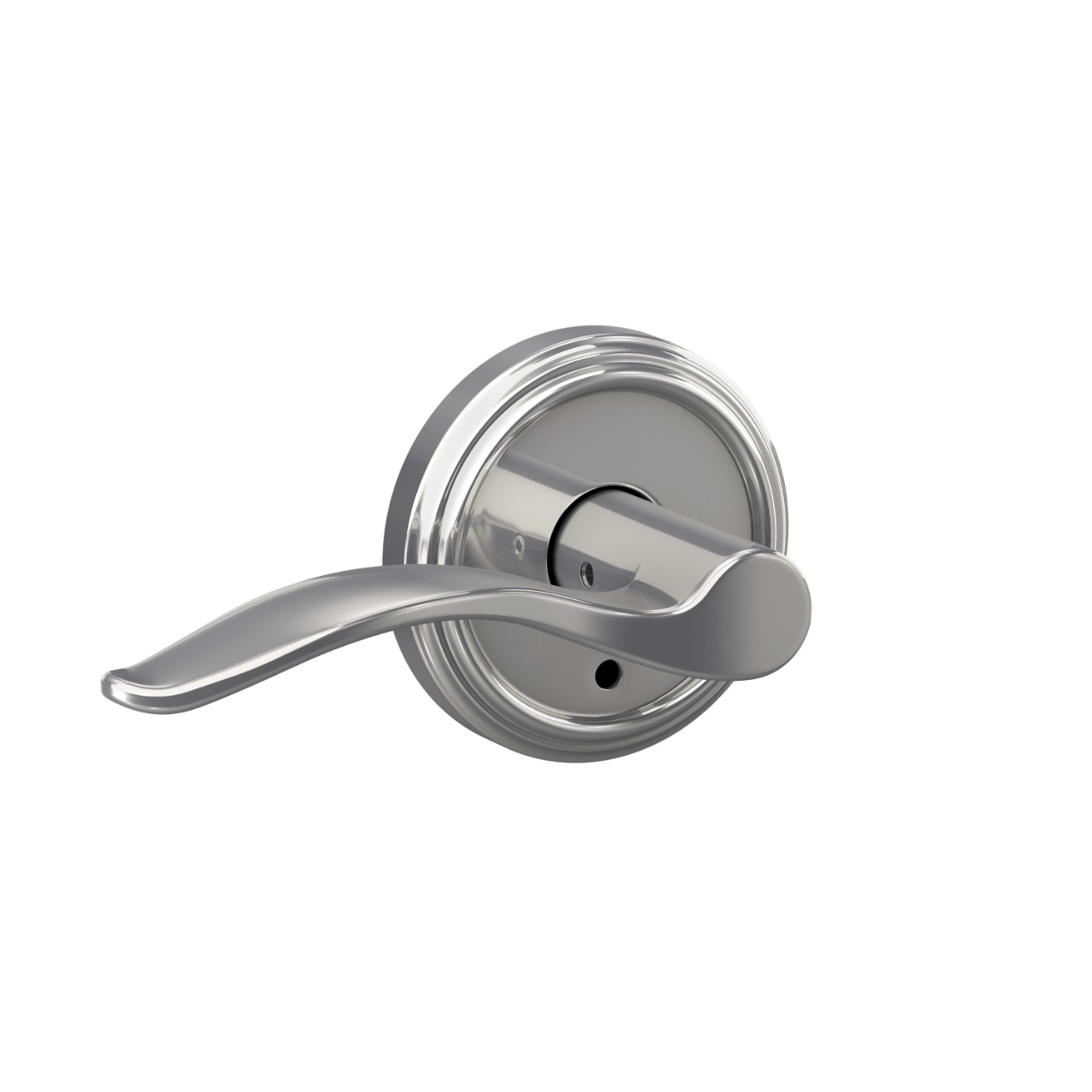 Custom Pennant Hall-Closet and Bed-Bath Lock Lever with Indy Trim
