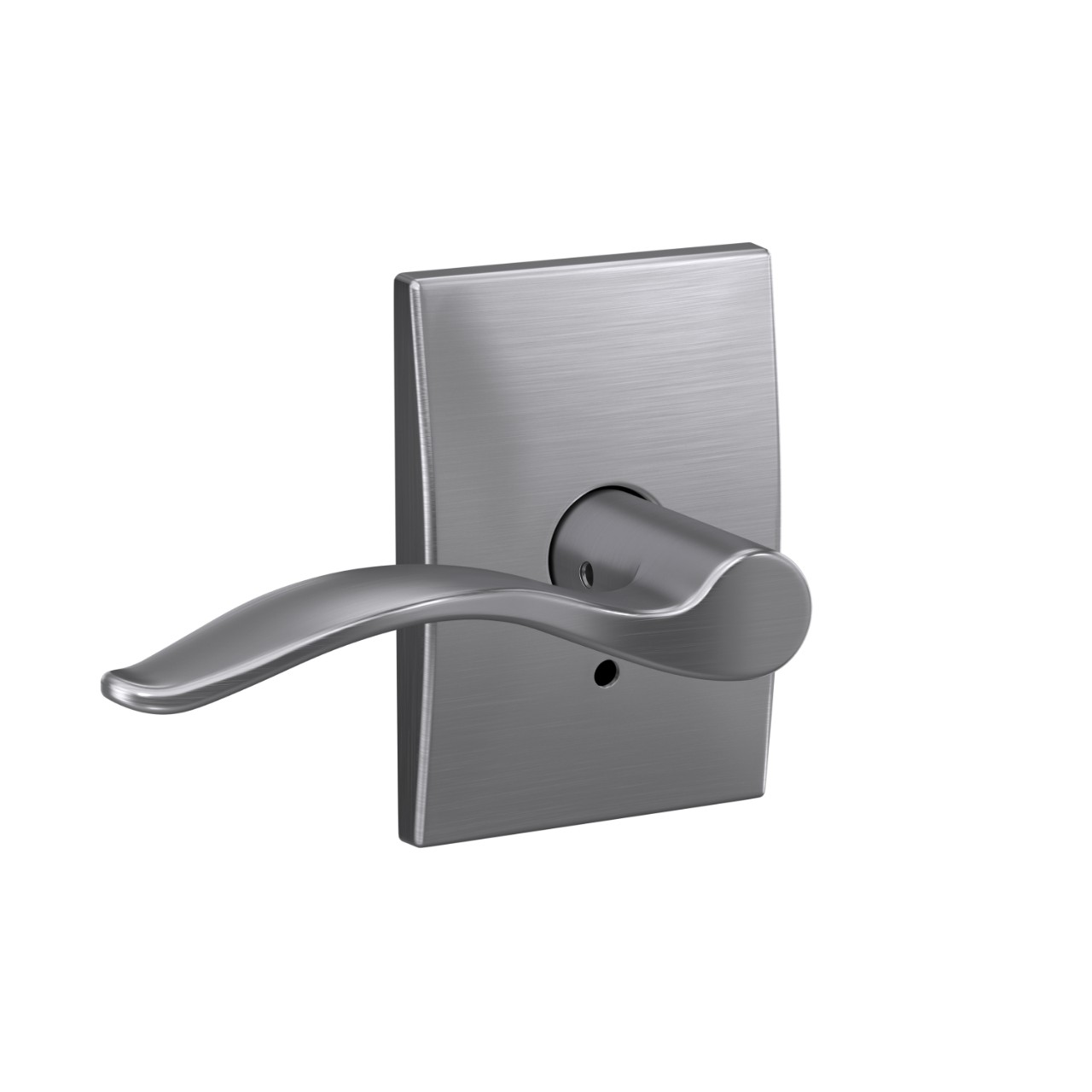 Custom Pennant Hall-Closet and Bed-Bath Lock Lever with Century Trim
