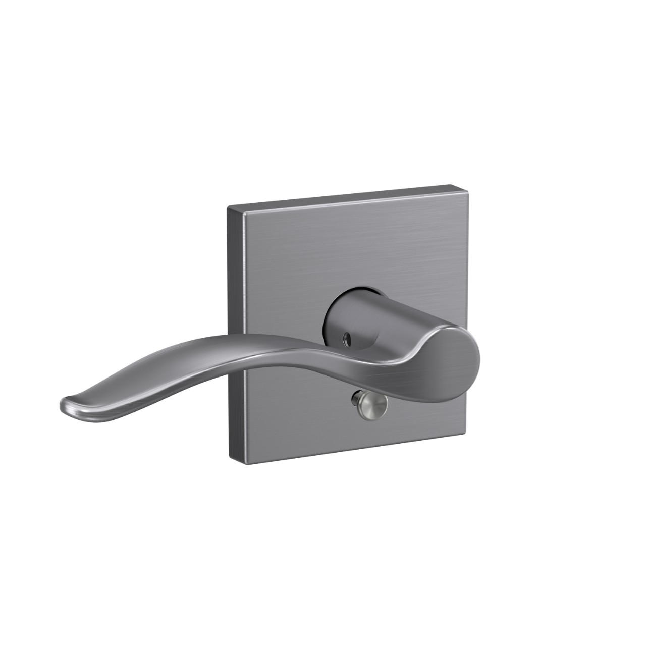 Custom Pennant Hall-Closet and Bed-Bath Lock Lever with Collins Trim
