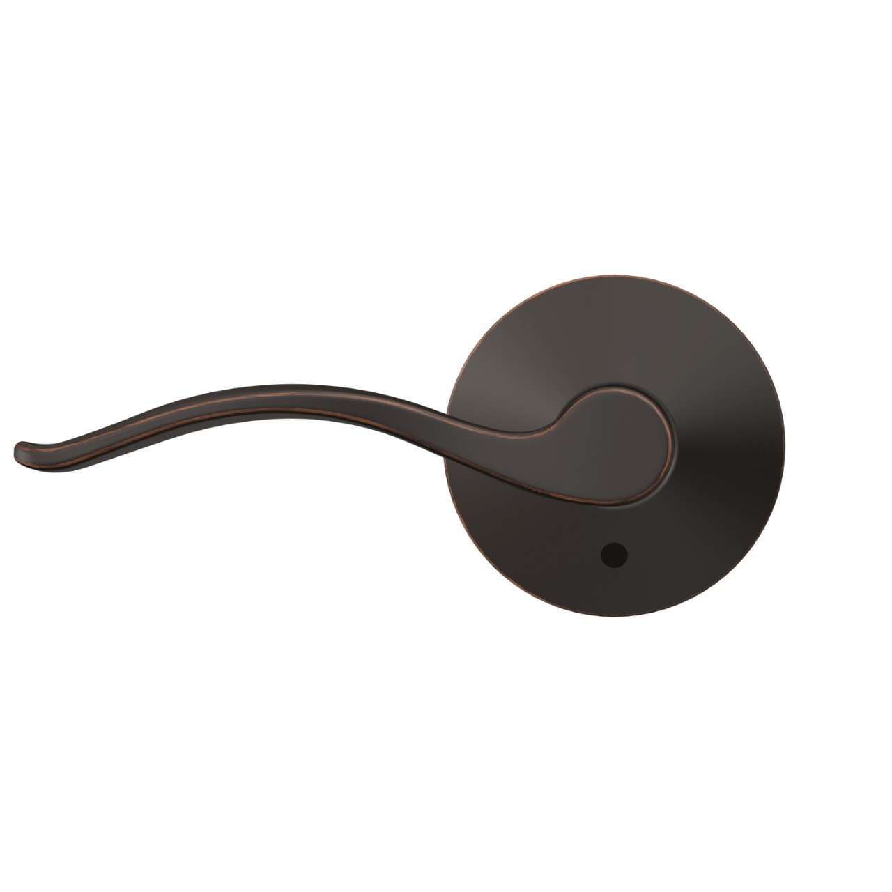 Custom Pennant Hall-Closet and Bed-Bath Lock Lever with Kinsler Trim