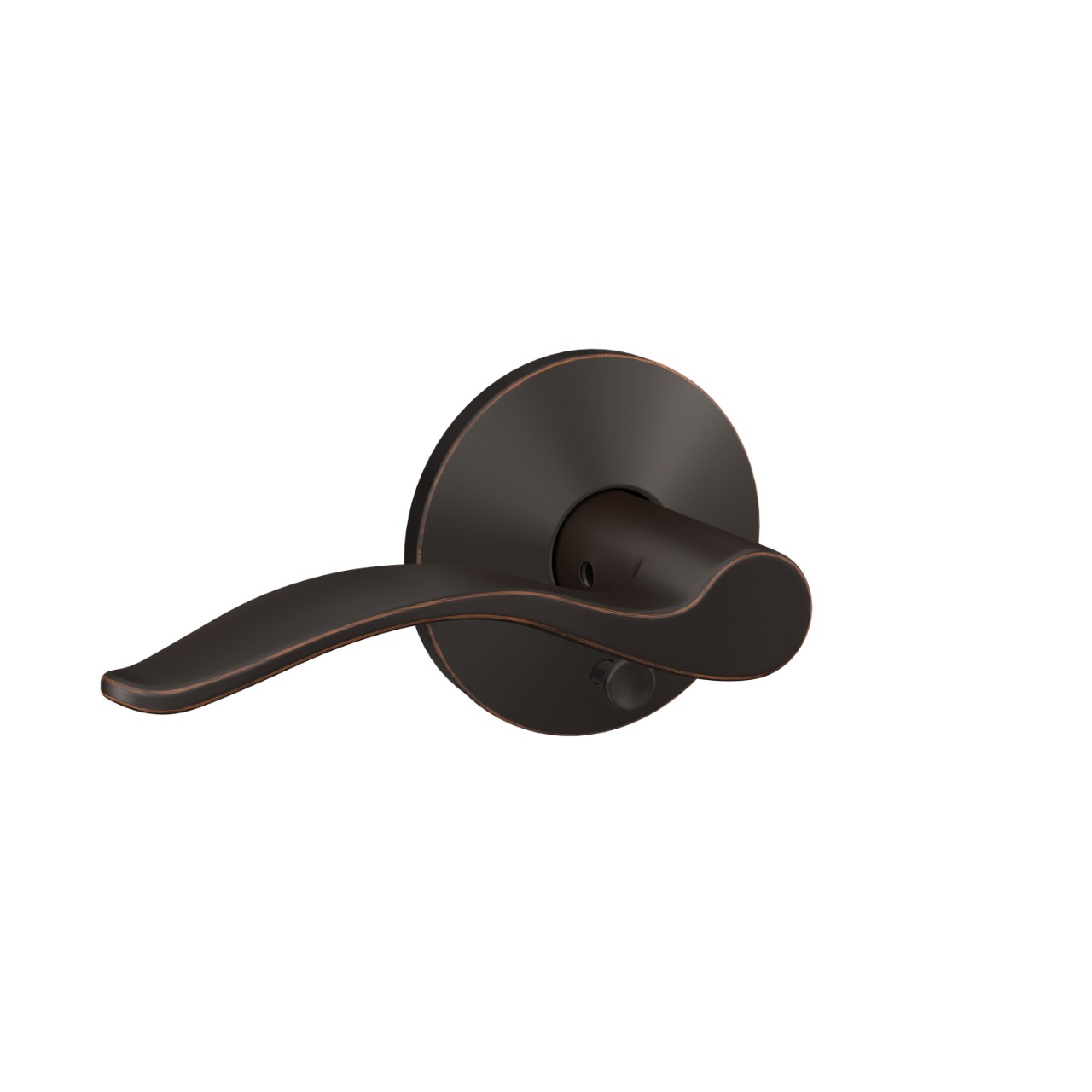 Custom Pennant Hall-Closet and Bed-Bath Lock Lever with Kinsler Trim