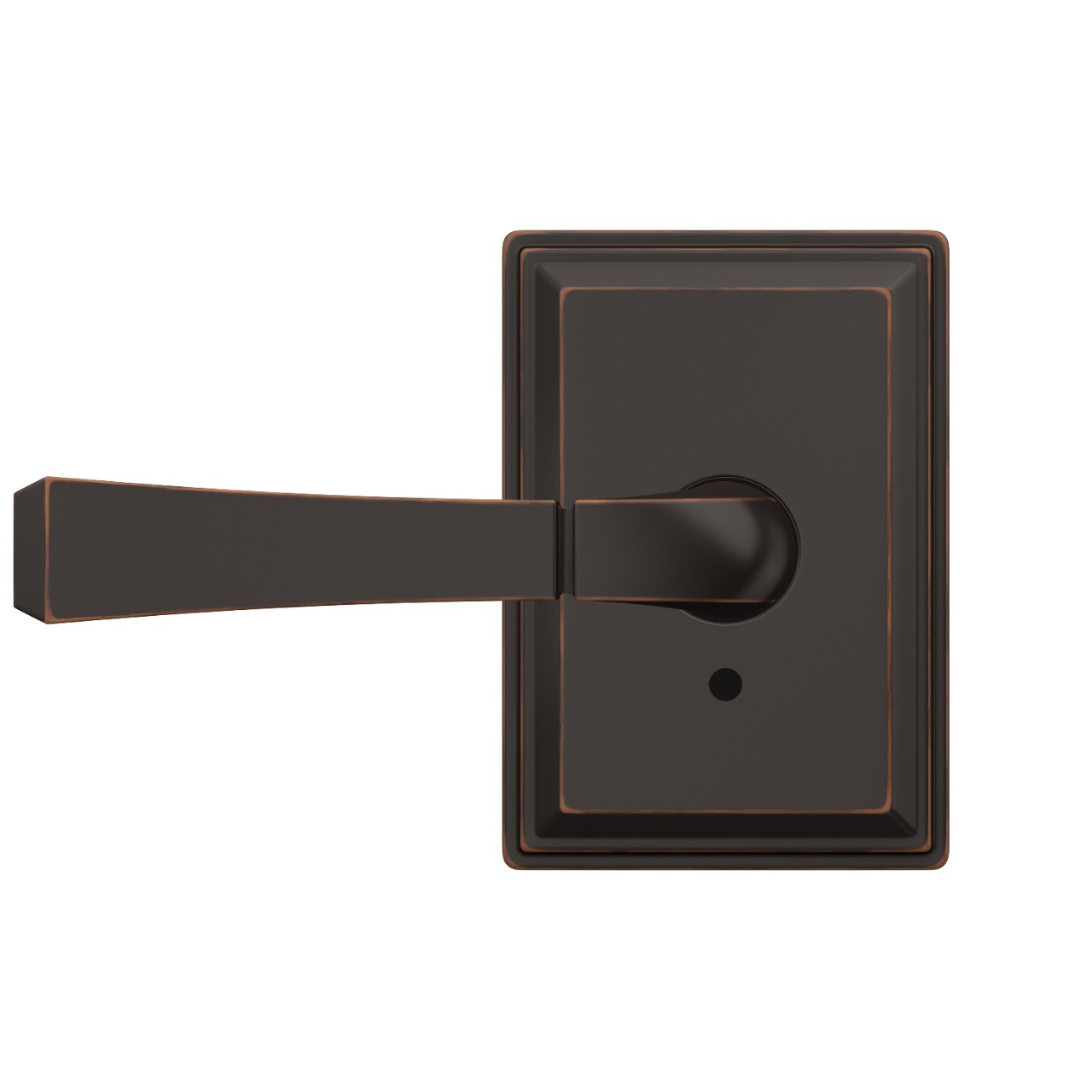 Custom Rivington Lever with Grandville Trim Hall-Closet and Bed-Bath Lock
