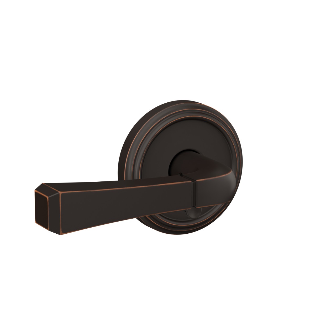 Custom Rivington Hall-Closet and Bed-Bath Lock Lever with Indy Trim