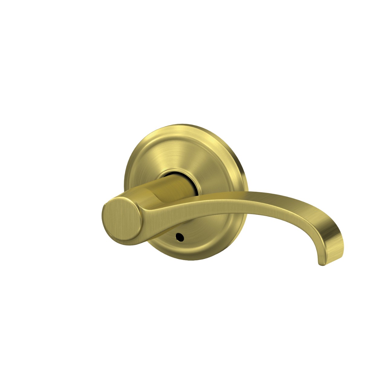 Custom Whitney Lever Combined Interior Hall-Closet and Bed-Bath Lock