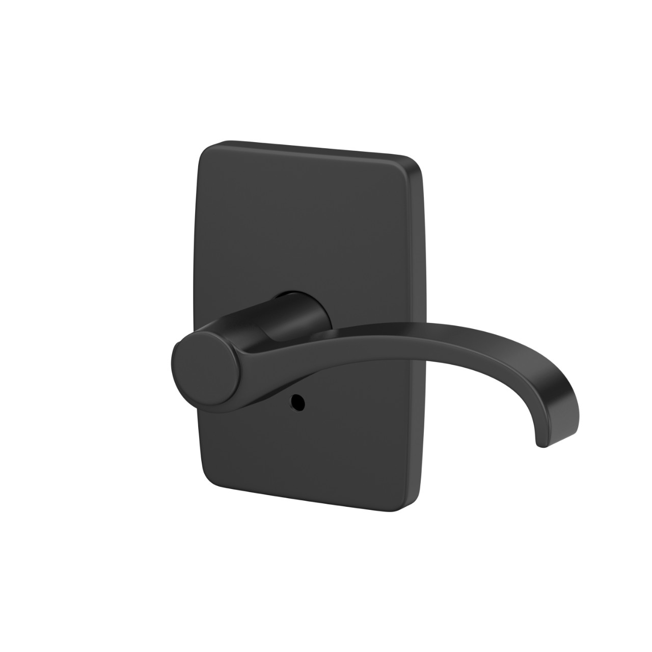 Custom Whitney Hall-Closet and Bed-Bath Lock Lever with Greene Trim