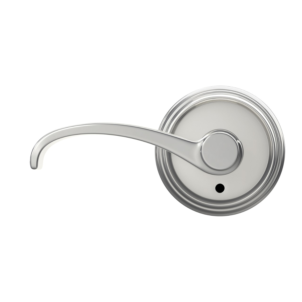 Custom Whitney Hall-Closet and Bed-Bath Lock Lever with Indy Trim
