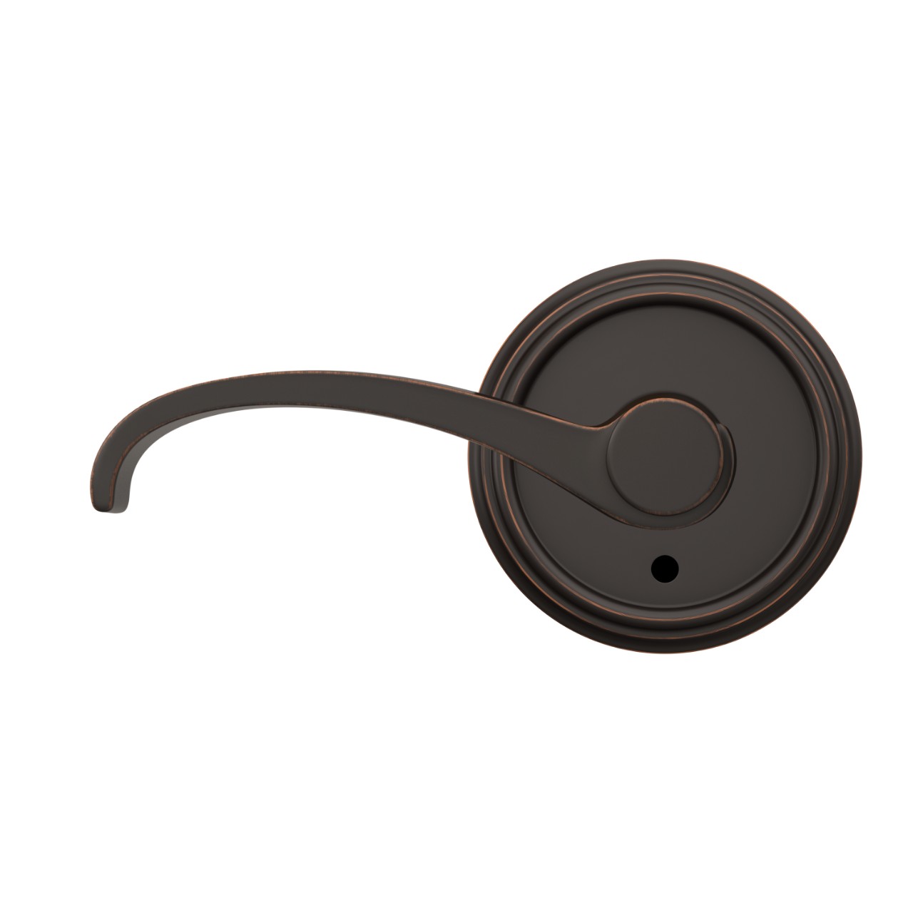 Custom Whitney Hall-Closet and Bed-Bath Lock Lever with Indy Trim