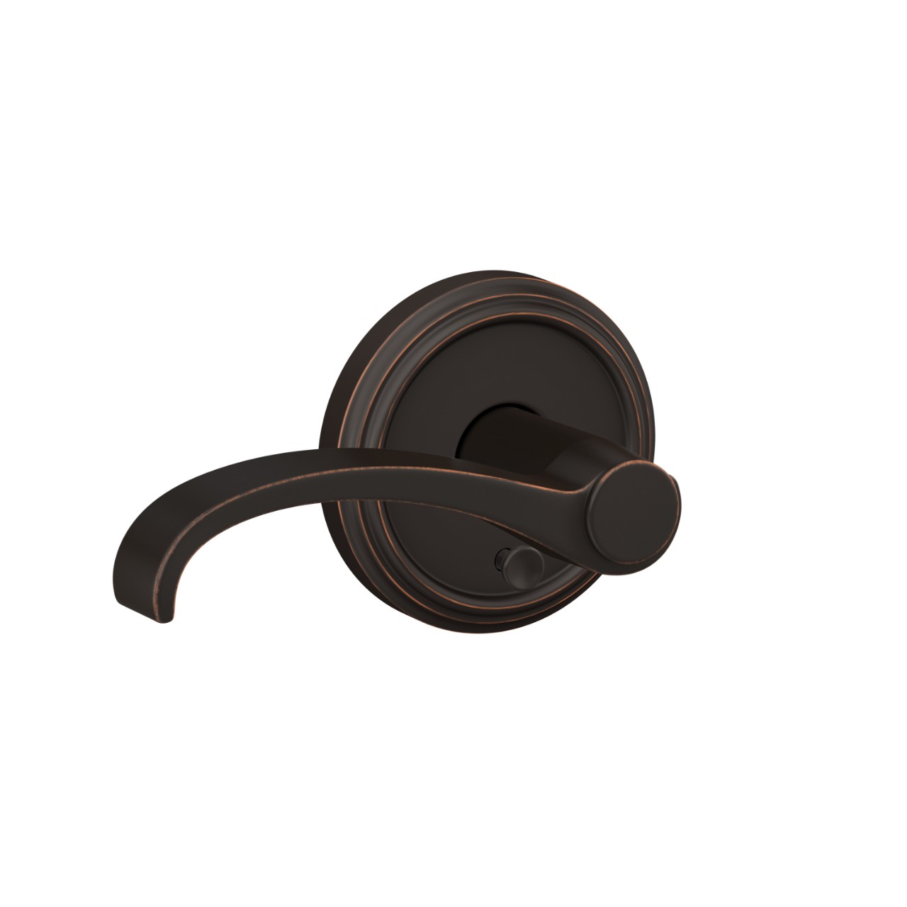 Custom Whitney Hall-Closet and Bed-Bath Lock Lever with Indy Trim