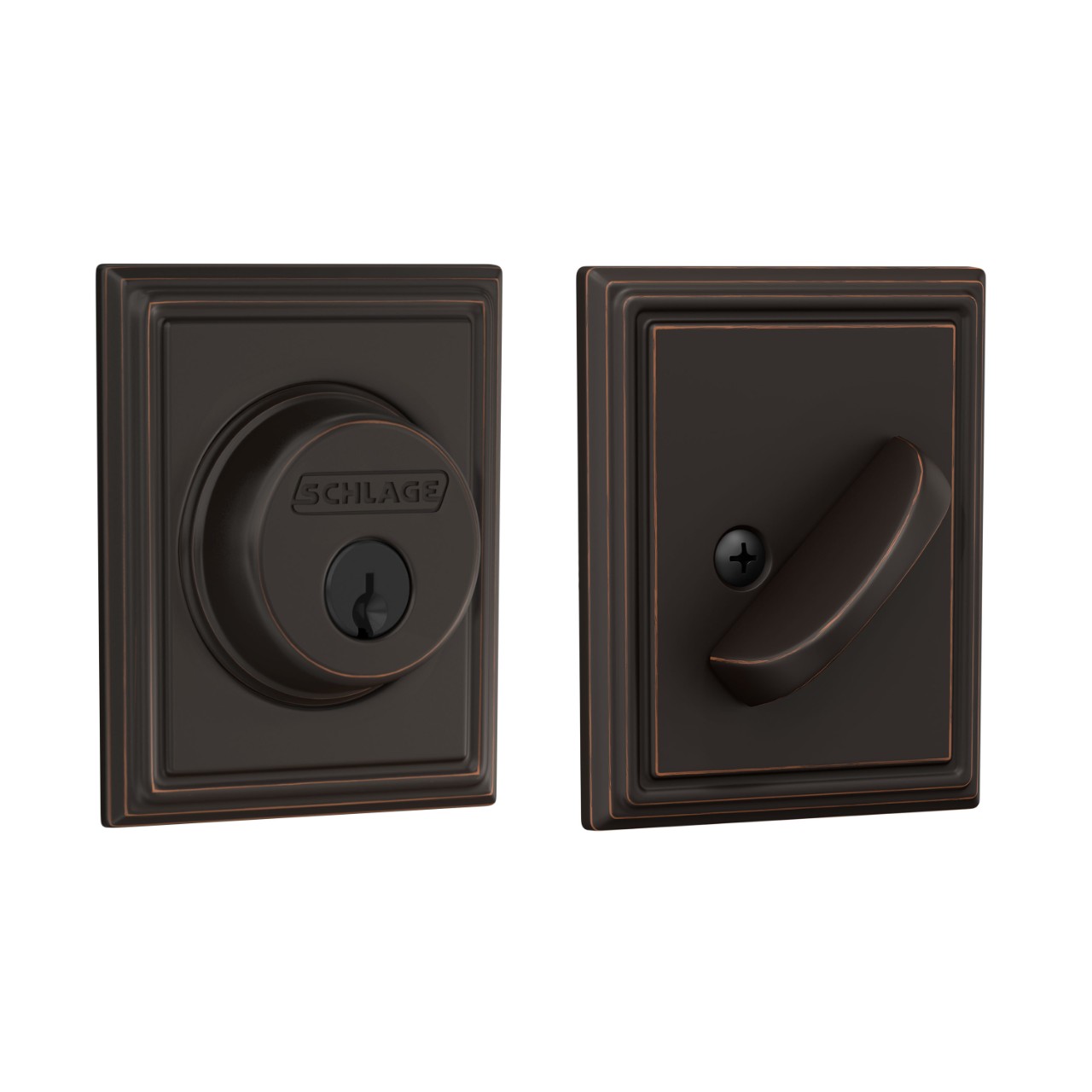 Single Cylinder Deadbolt with Addison Trim