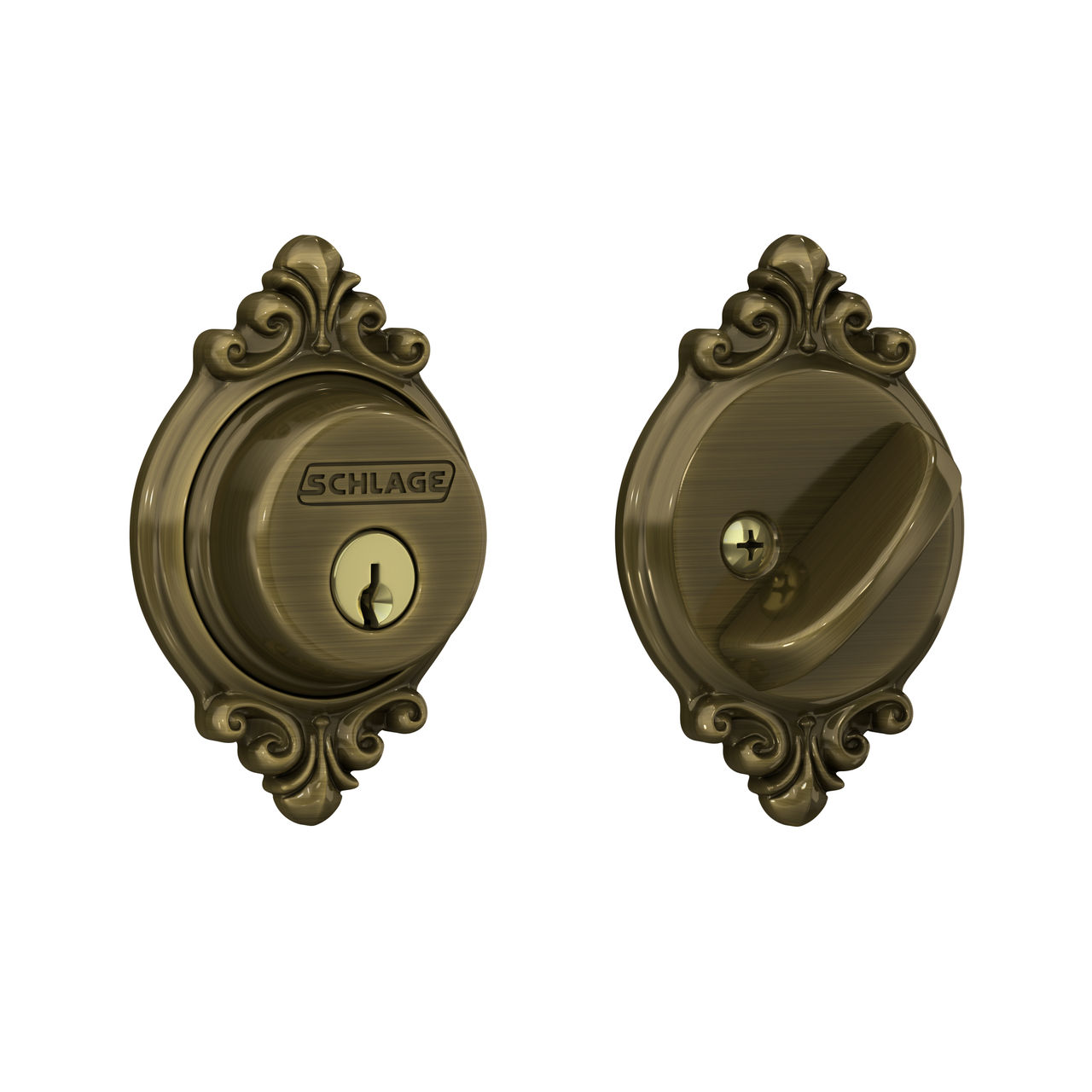 Single Cylinder Deadbolt with Brookshire Trim