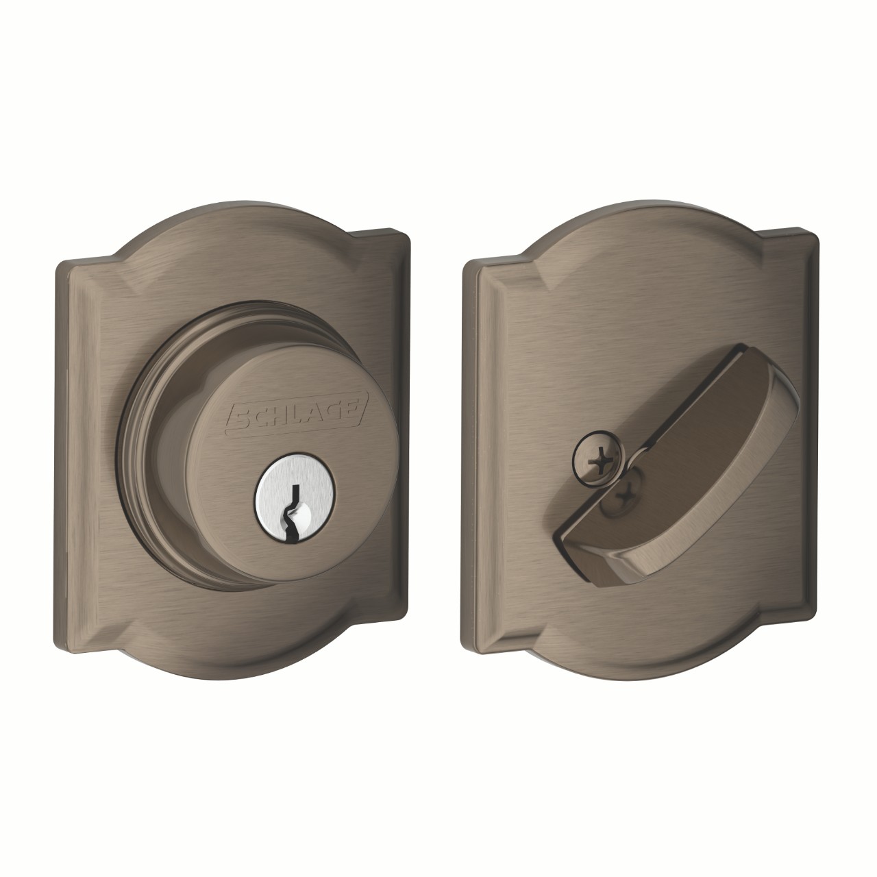 Image for Single Cylinder Deadbolt with Camelot Trim