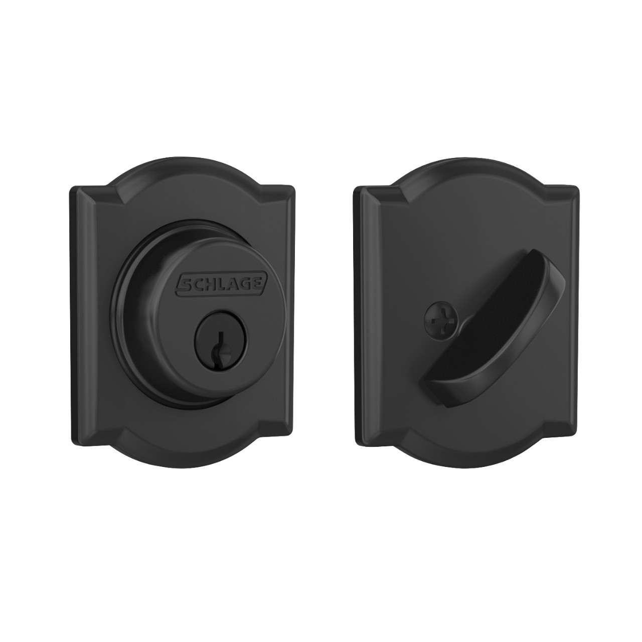 Single Cylinder Deadbolt with Camelot Trim