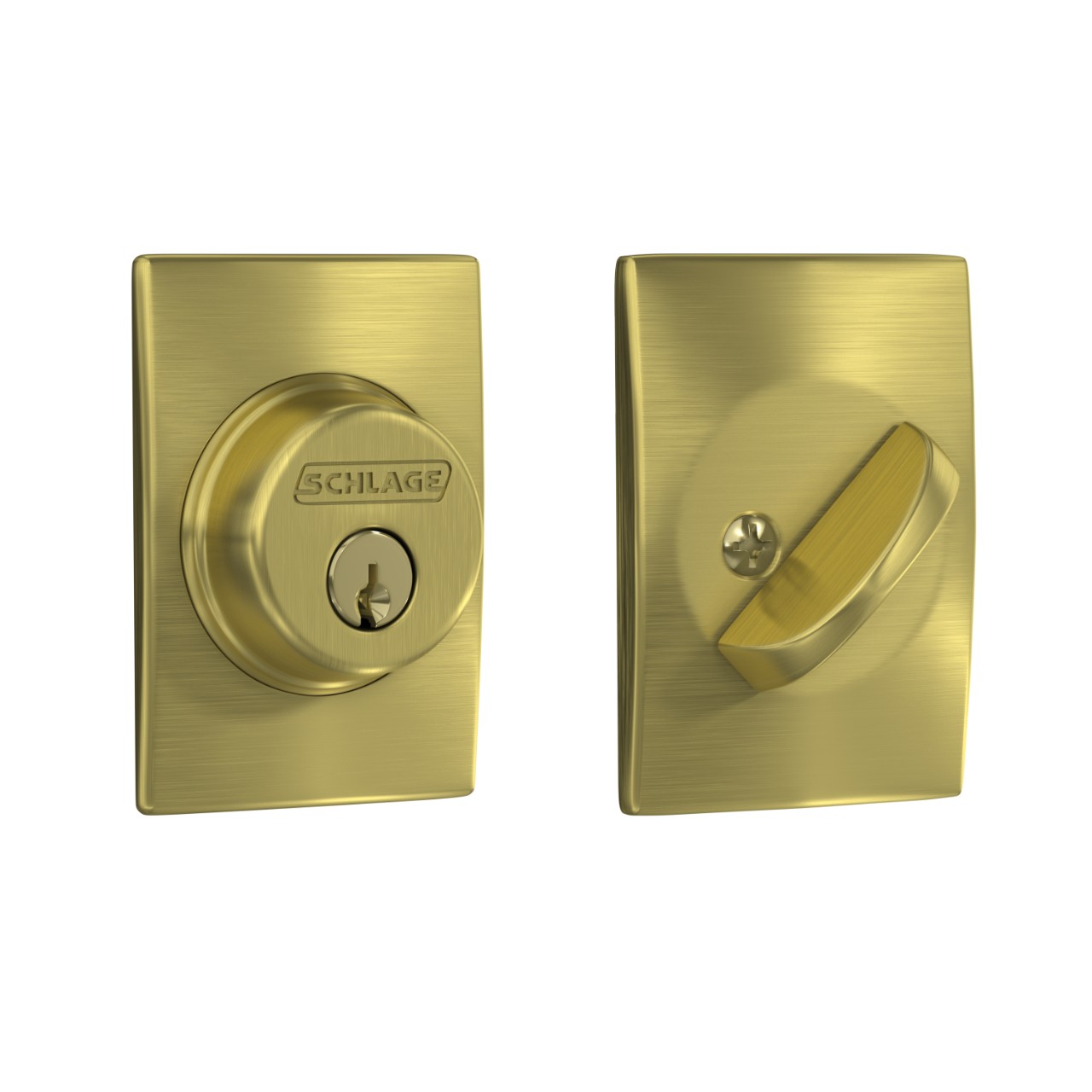 Single Cylinder Deadbolt with Century Trim