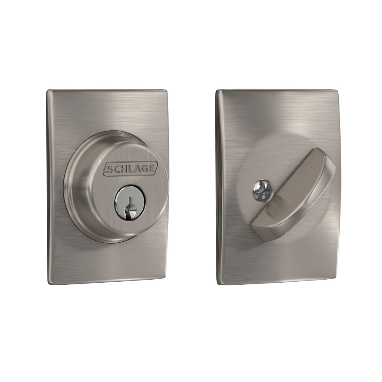 Single Cylinder Deadbolt with Century Trim