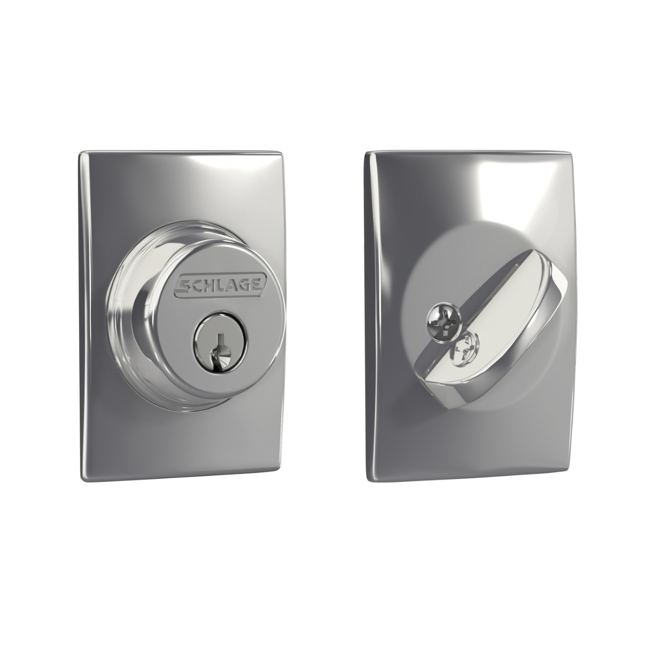 Single Cylinder Deadbolt with Century Trim