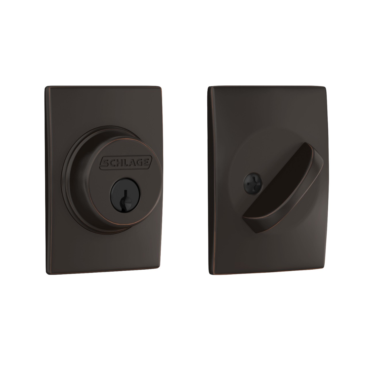Single Cylinder Deadbolt with Century Trim