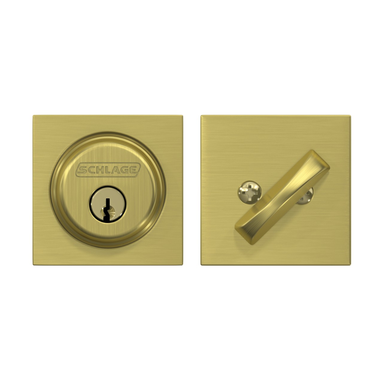 Single Cylinder Deadbolt with Collins Trim