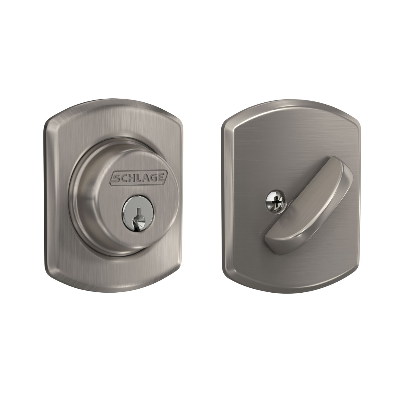 Single Cylinder Deadbolt with Greenwich Trim