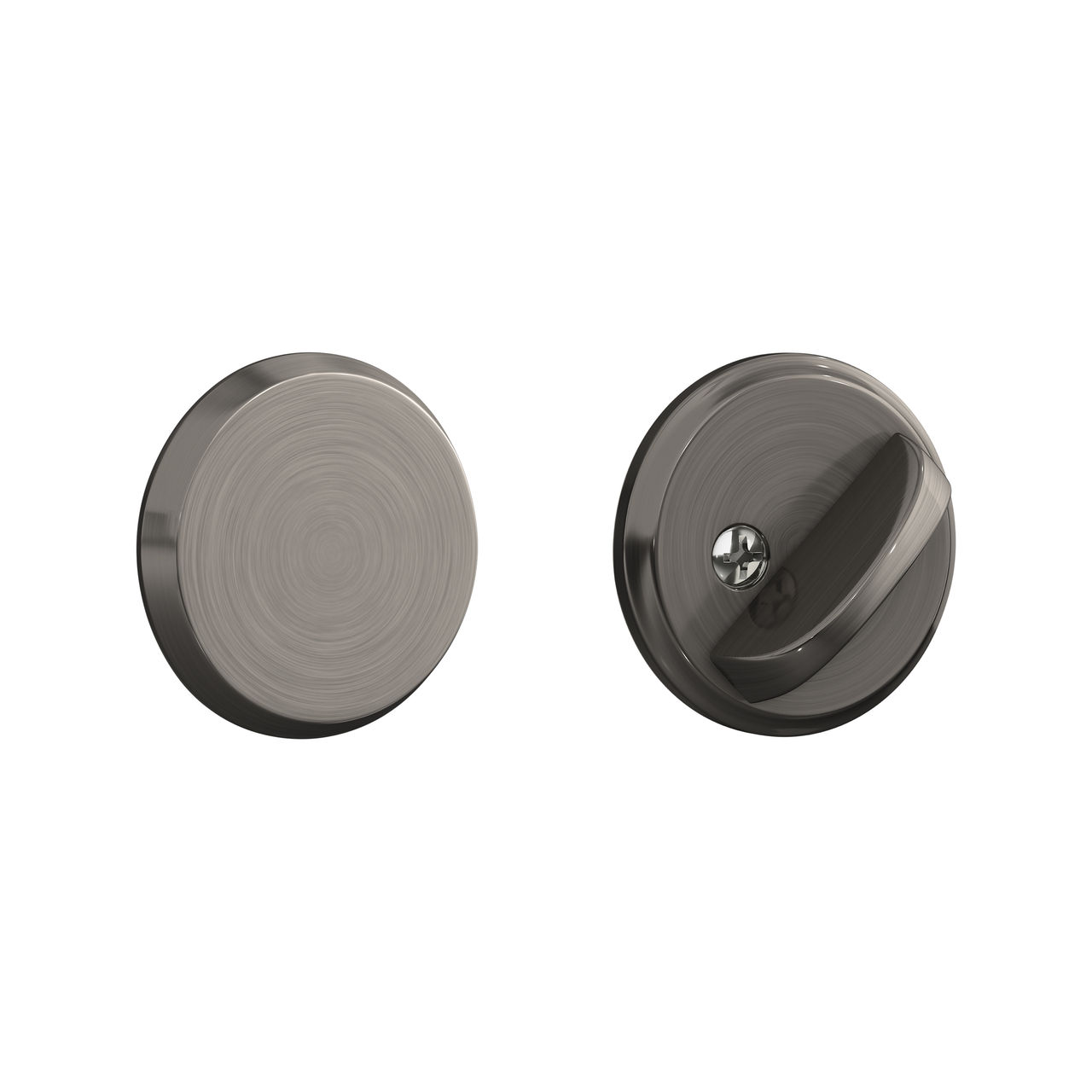 One Sided Deadbolt with Exterior Plate