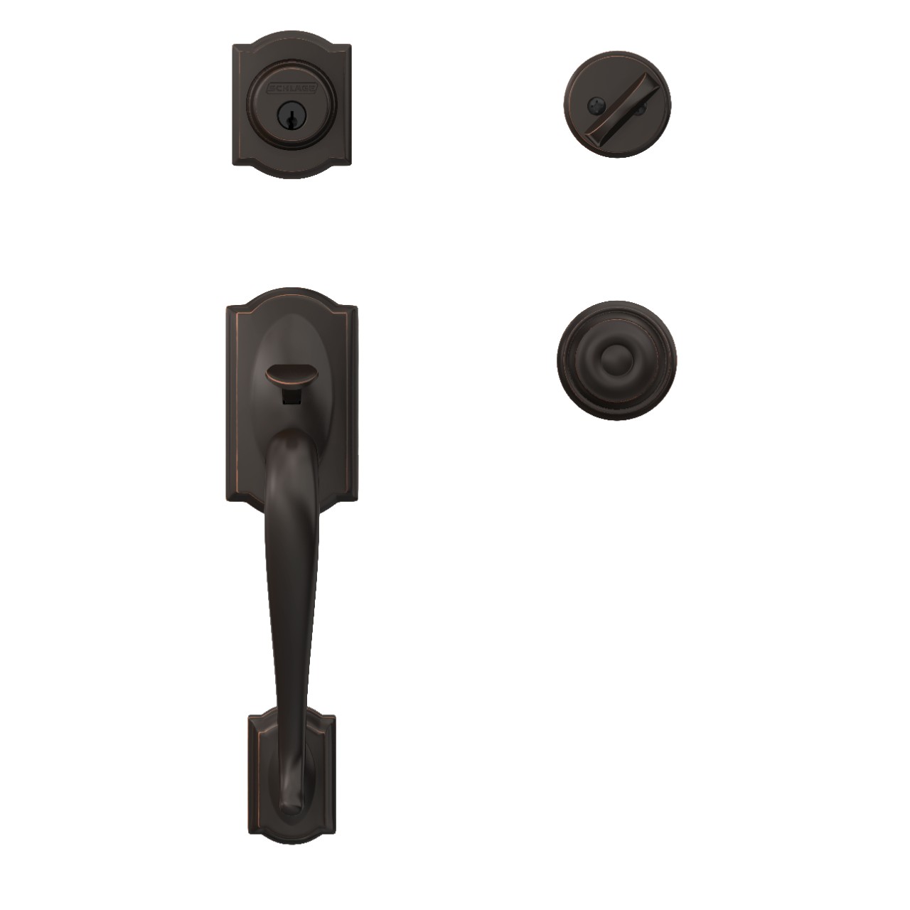Single Cylinder Handleset and Georgian Knob