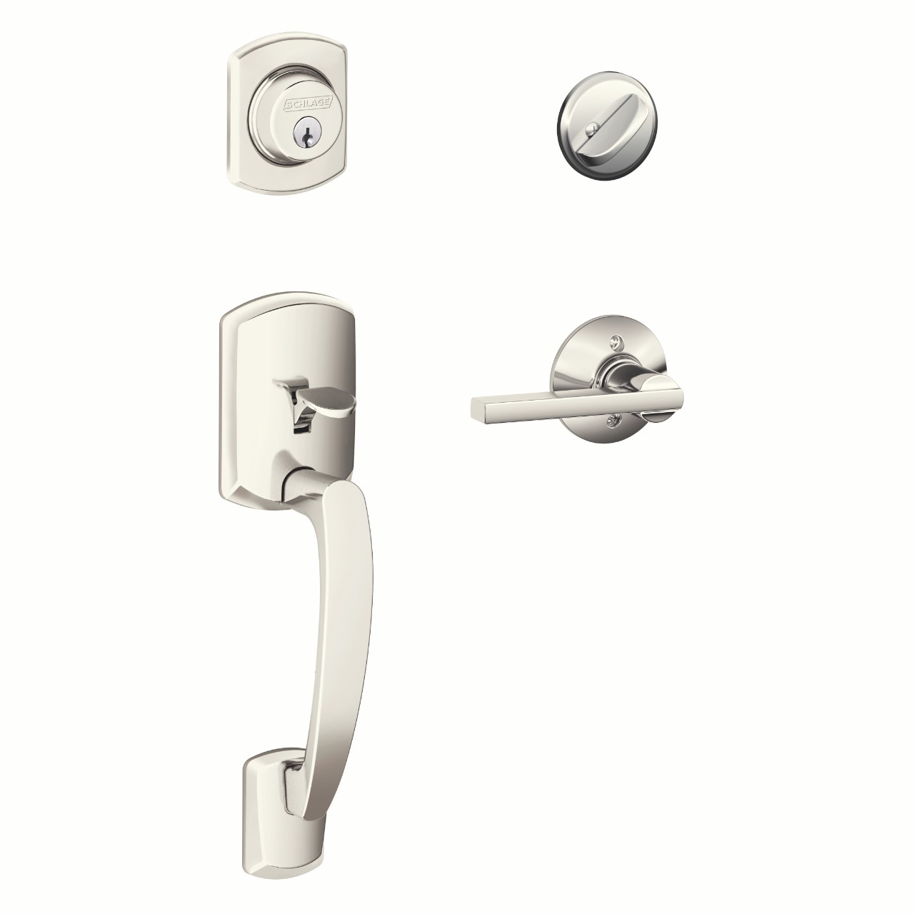 Single Cylinder Handleset and Latitude Lever