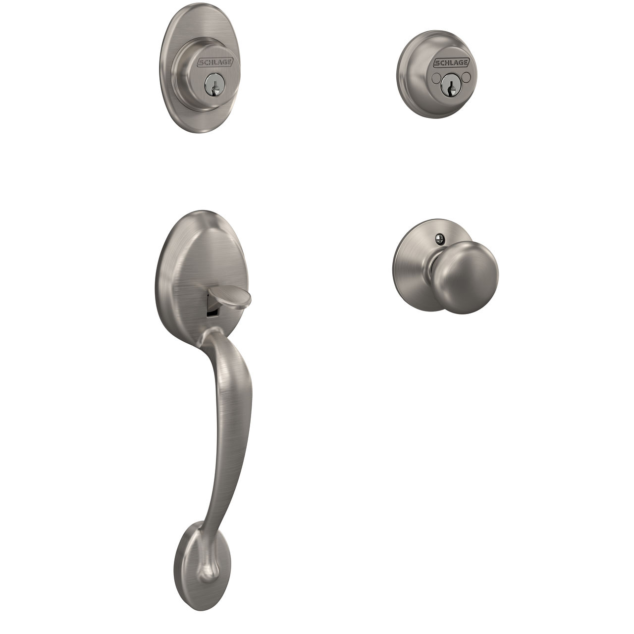 Double Cylinder Handleset and Knob
